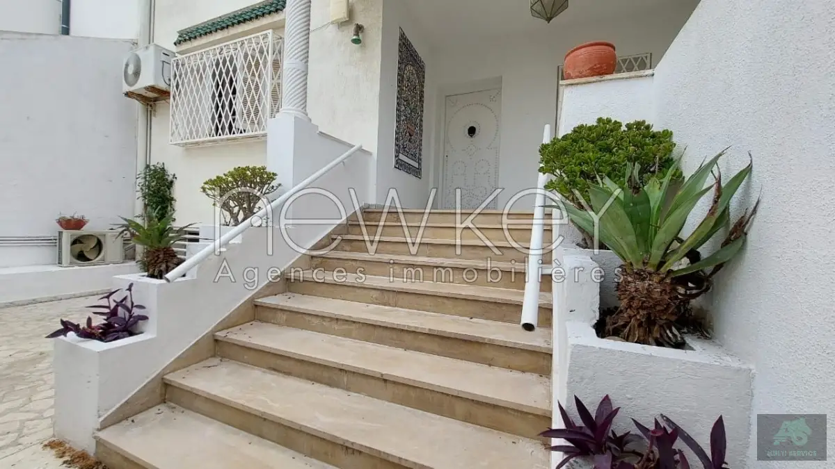 Un rez-de-chaussée de villa à la Marsa