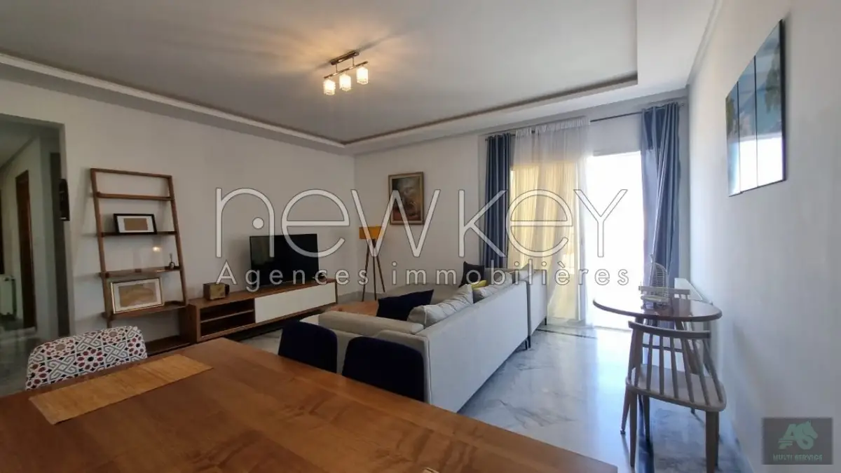 Bel appartement meublé S+3 à la Marsa