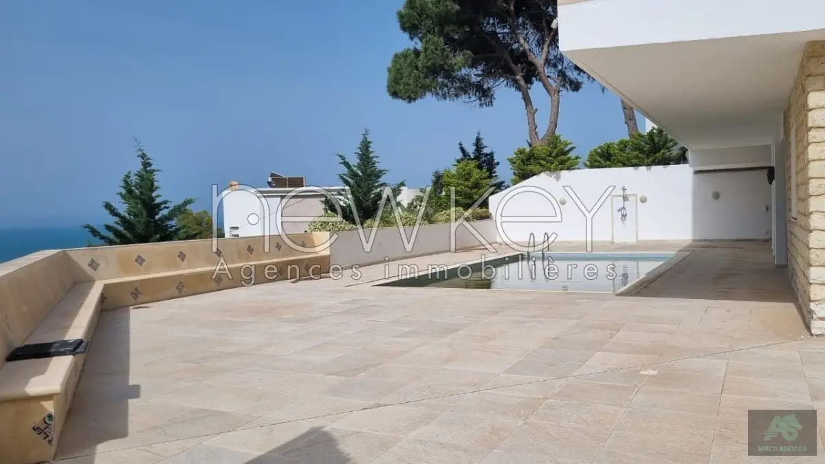 Magnifique villa vue mer à Gammarth
