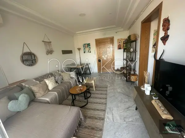 Coquet Appartement S1 meublé à louer aux Jardins de Carthage
