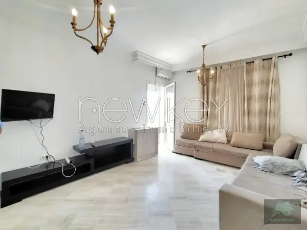 Appartement S2 semi meublé à louer aux Jardins de Carthage