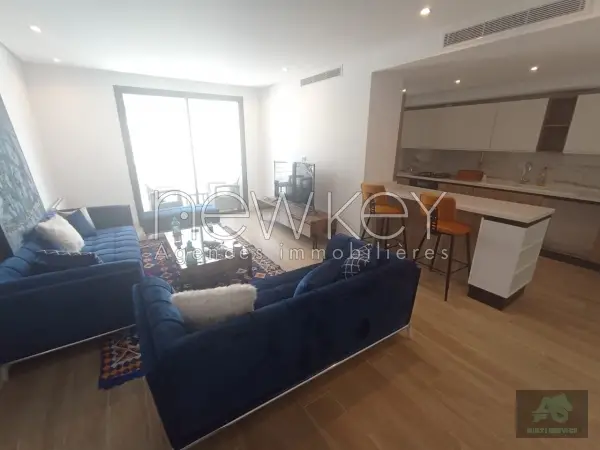 Un Appartement meublé S+1 à louer à Ain Zaghouan Nord