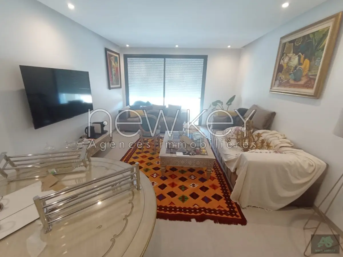 Un Appartement meublé S+2 à louer à Ain Zaghouan Nord