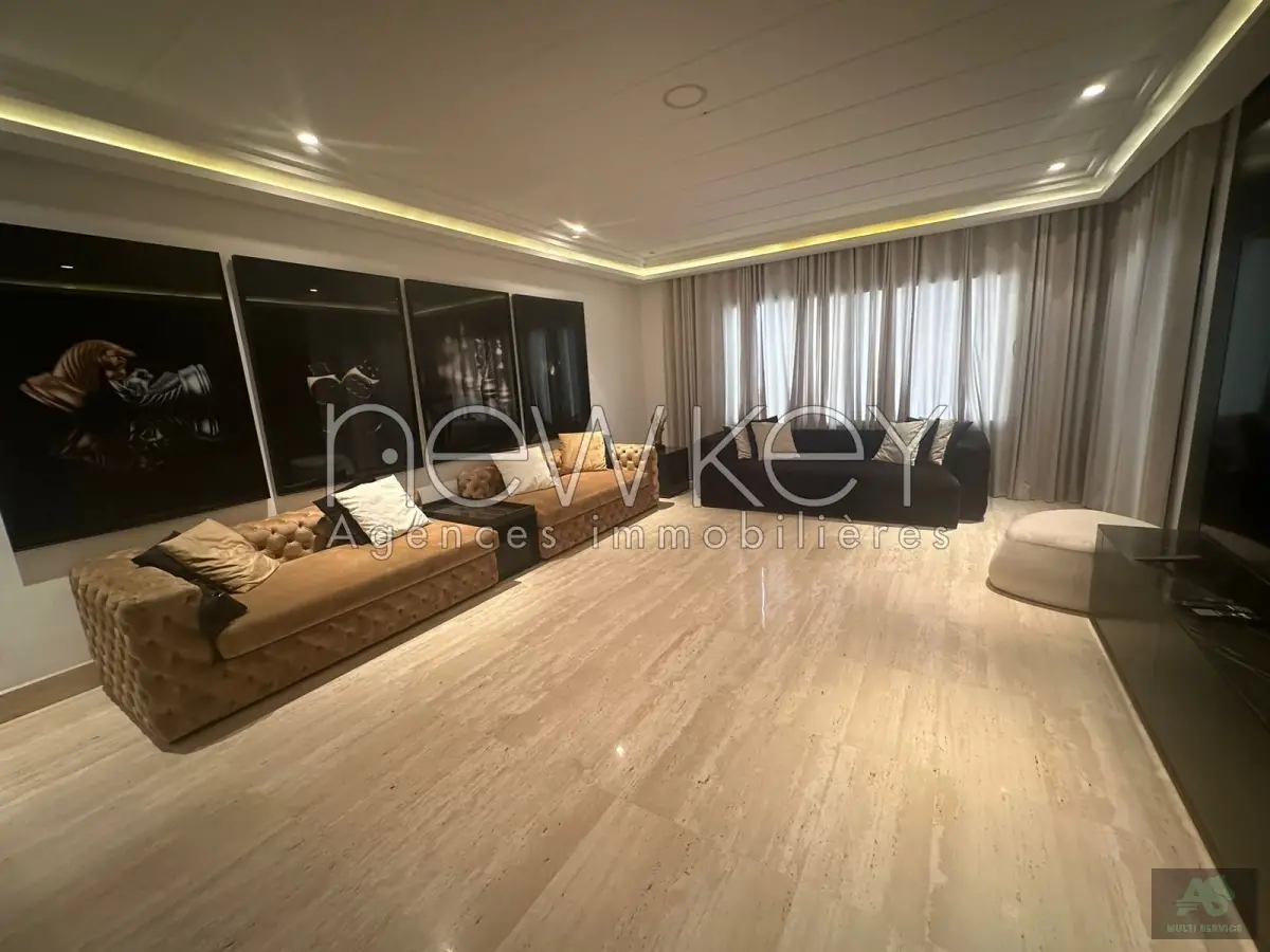 Luxueux Appartement S3 meublé à louer aux Jardins de Carthage