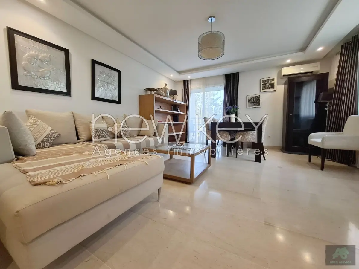 Un Appartement S+2 Meublé à La Soukra