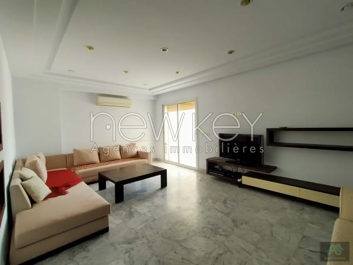 Appartement S2 Meublé à louer aux Jardins de Carthage