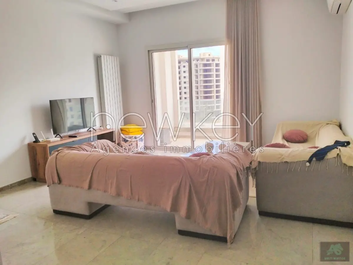 Appartement S2 Meublé à louer aux Jardins de Carthage