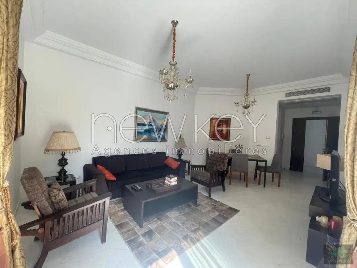 Appartement S+2 meublé à louer au lac 1