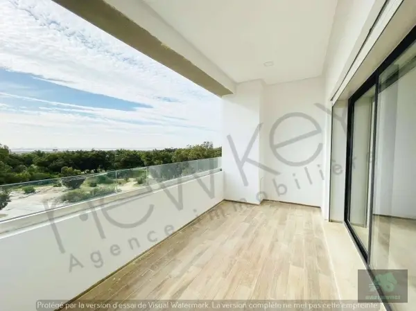 Appartement S3 avec vue dégagée à louer aux Jardins de Carthage