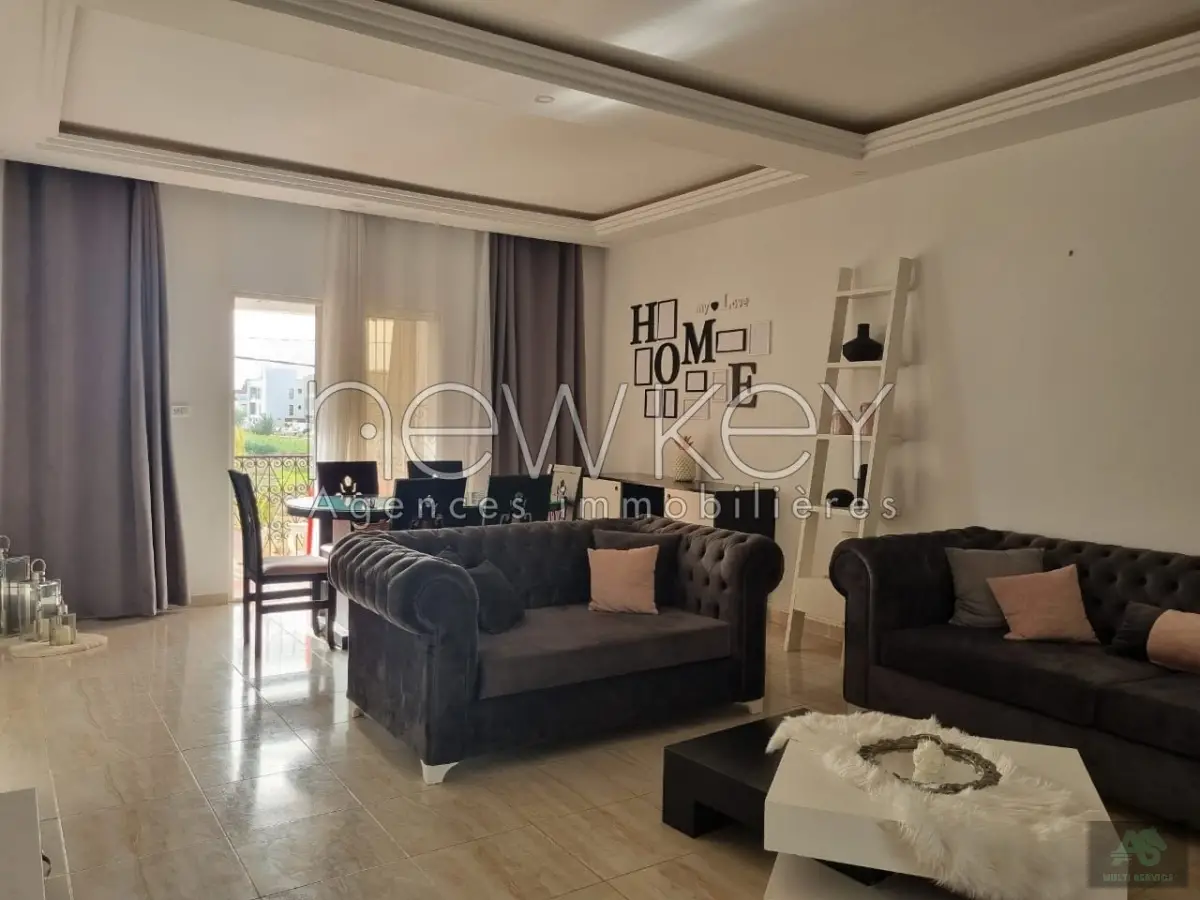 Etage de villa S+3 meublé à la Marsa