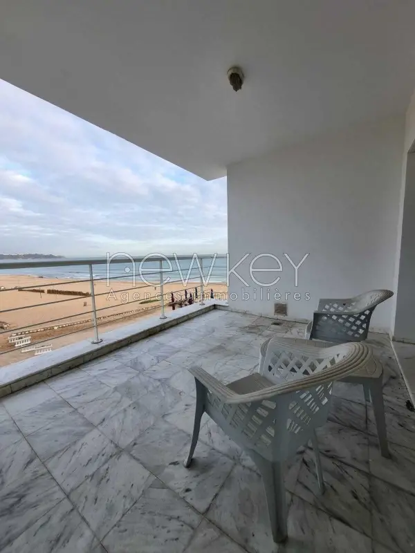 Appartement s+3 meublé vue mer