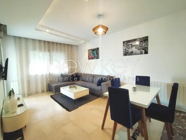 Coquet Appartement S1 meublé à louer aux Jardins de Carthage