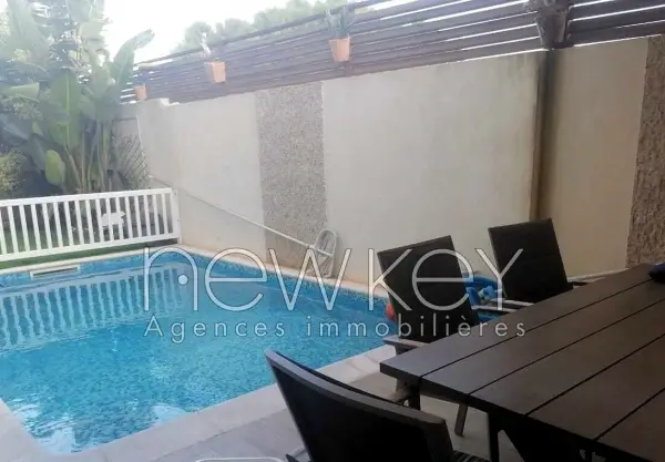 Appartement S3 avec piscine à louer à La Soukra - 10