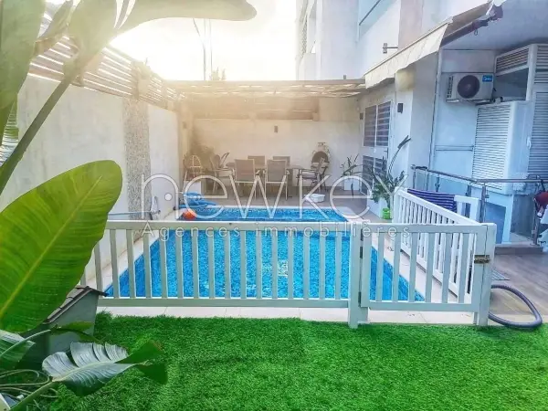 Appartement S3 avec piscine à louer à La Soukra - 1