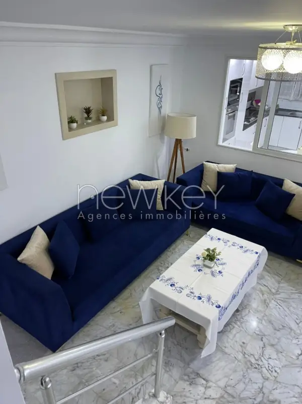 Duplex s+3 meublé à la Marsa - 5