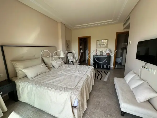 Appartement S3 meublé à vendre avec vue dégagée aux Jardins de Carthage - 4