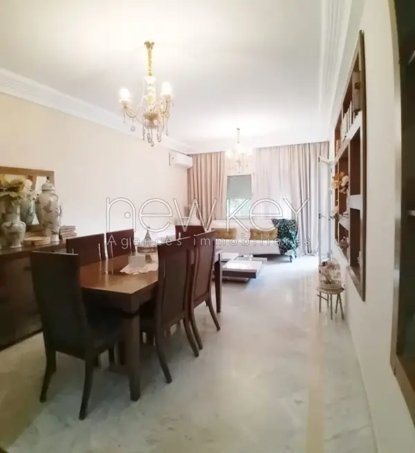 Un Appartement S+4 Meublé avec jardin à louer à L'Aouina - 1