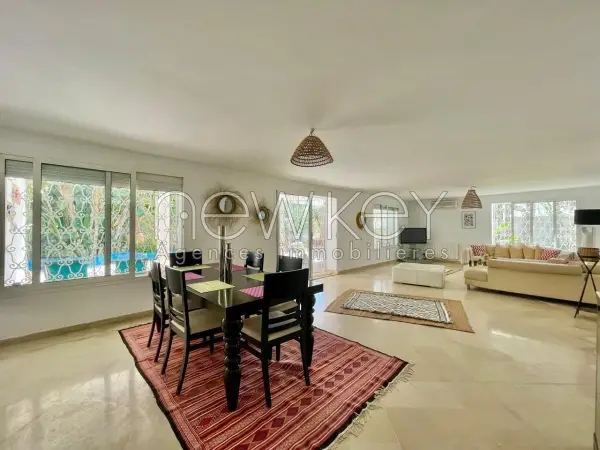 Un rdc de villa S+3 meublé à Gammarth - 5