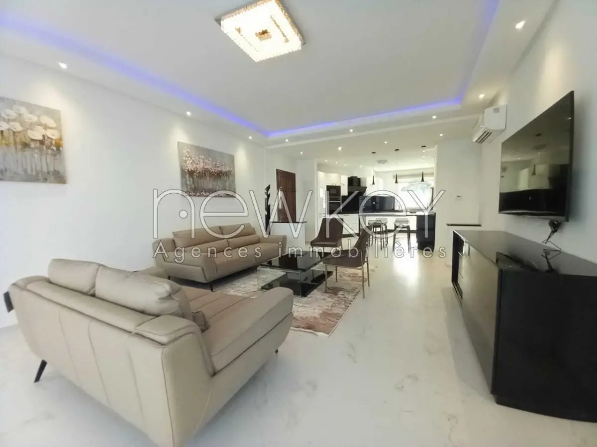 Appartement s+2 meublé vue sur mer