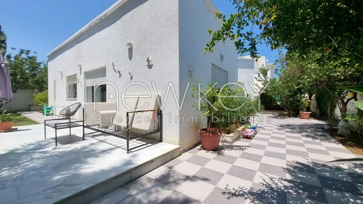Une magnifique villa plain pied à la Marsa