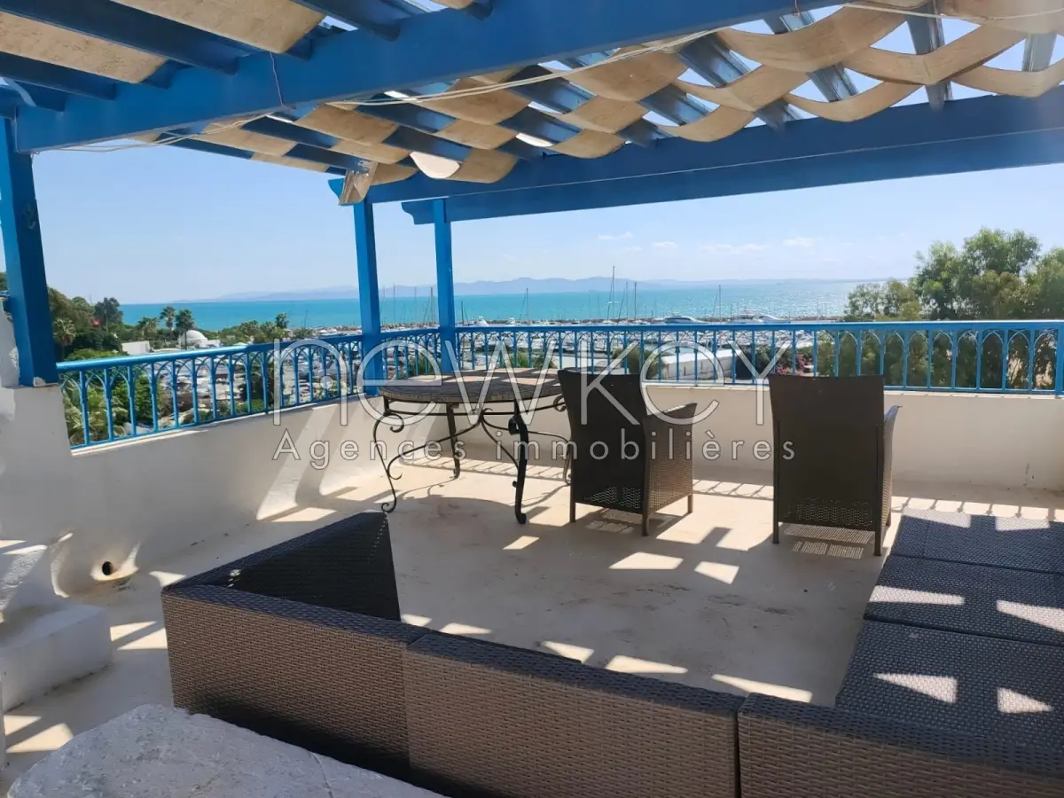 Un magnifique duplex S4 vue mer à sidi bousaid