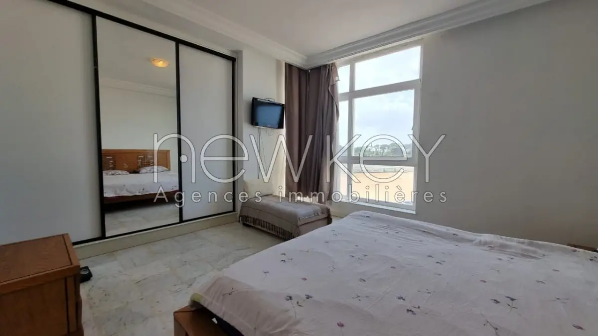 Bel appartement S+3 meublé vue mer