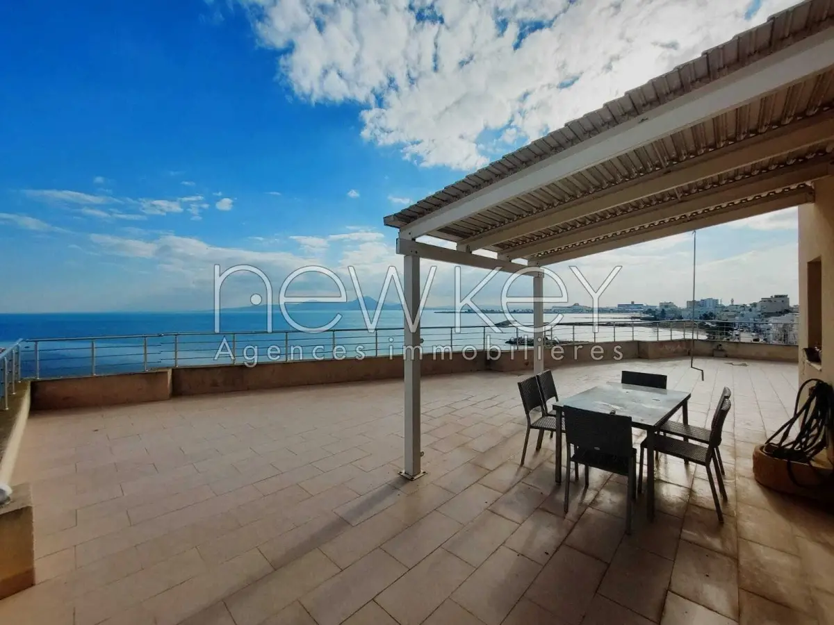 Magnifique S+3 meublé vue mer