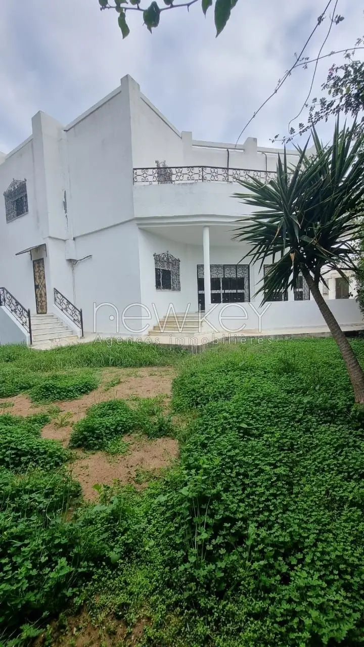 Villa s+4 avec jardin