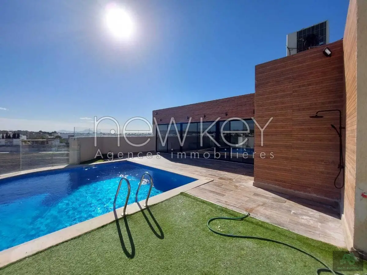 Duplex s4 meublé avec piscine