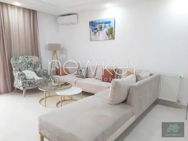 Appartement S2 bien meublé aux Jardins de L'Aouina