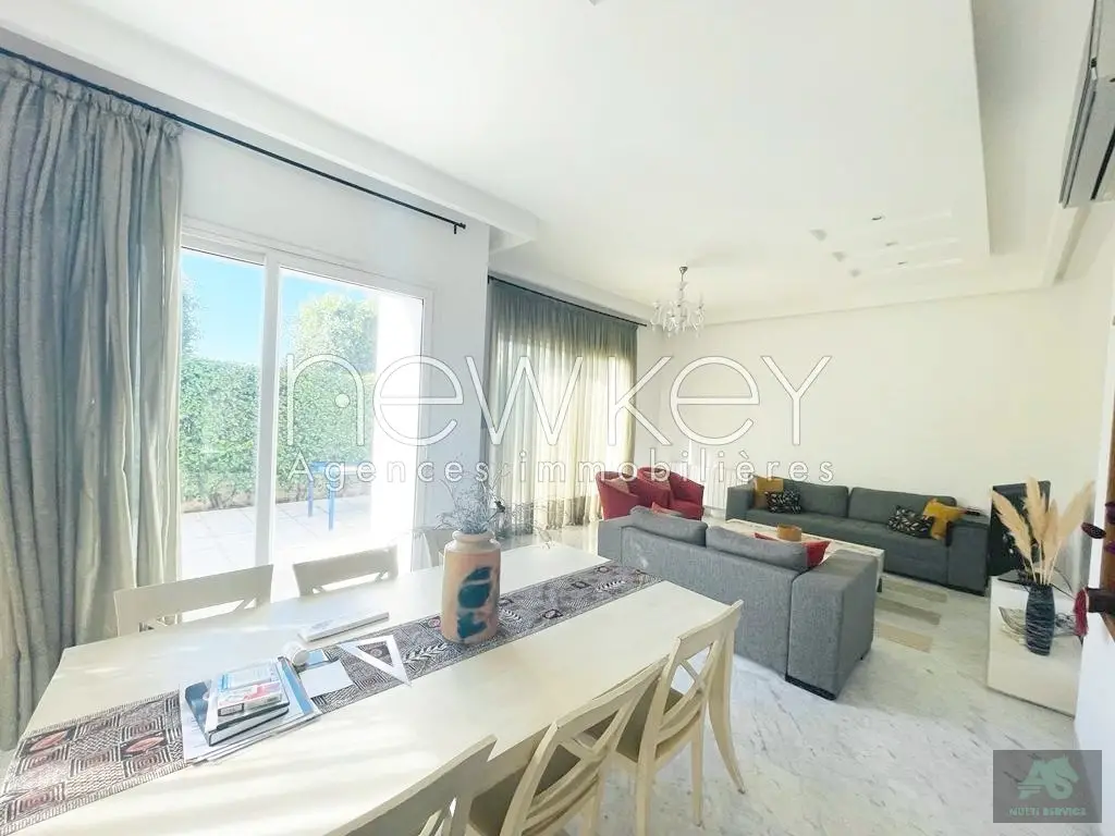 Duplex S5 avec jardin à La Soukra