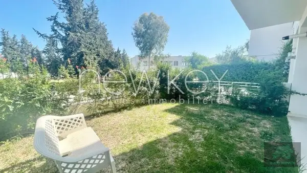 Appartement S1 avec jardin à louer à La Soukra