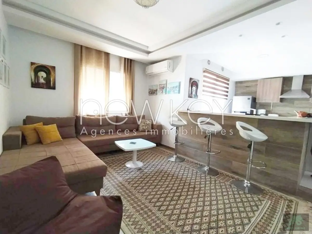 Bel Appartement S+1 Meublé à vendre à L'Aouina