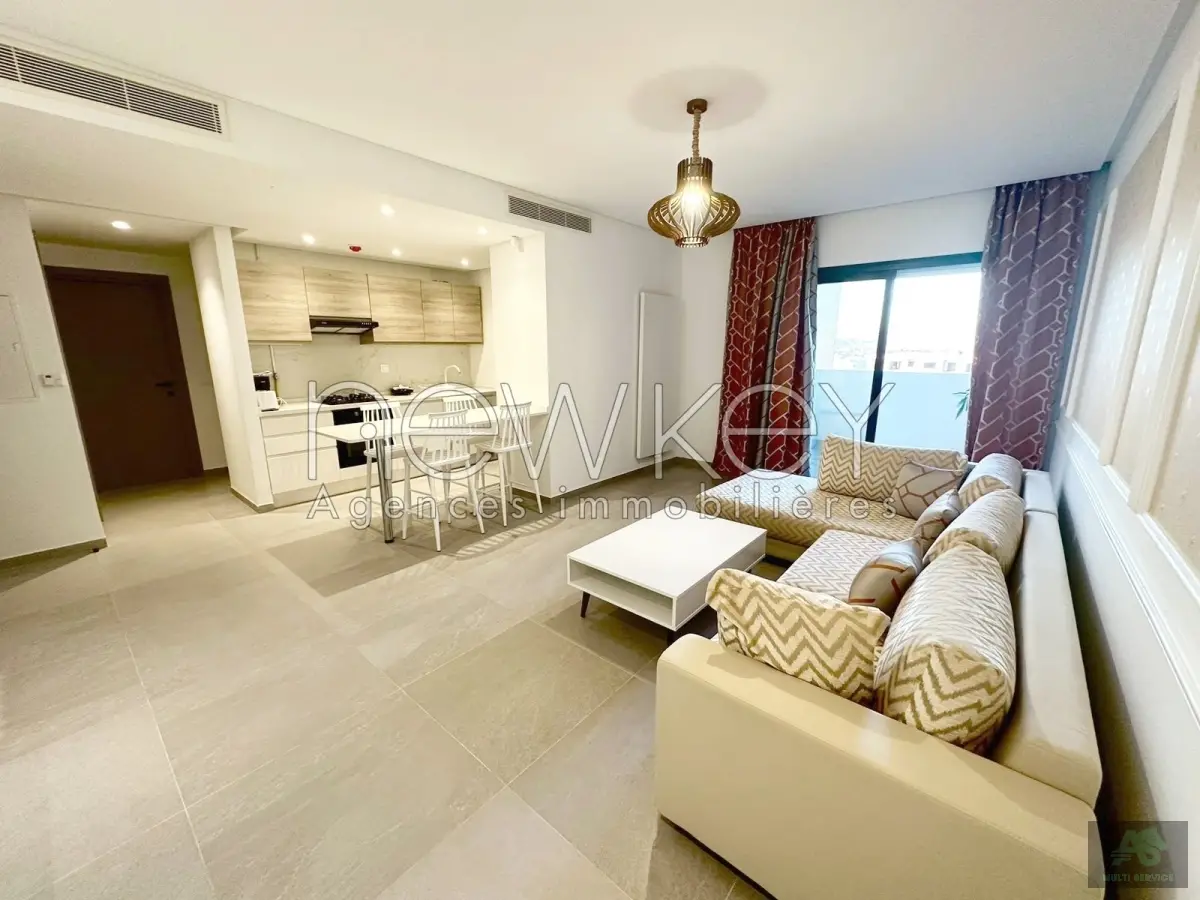 Appartement S1 Spacieux et richement meublé à louer aux Jardins de Carthage