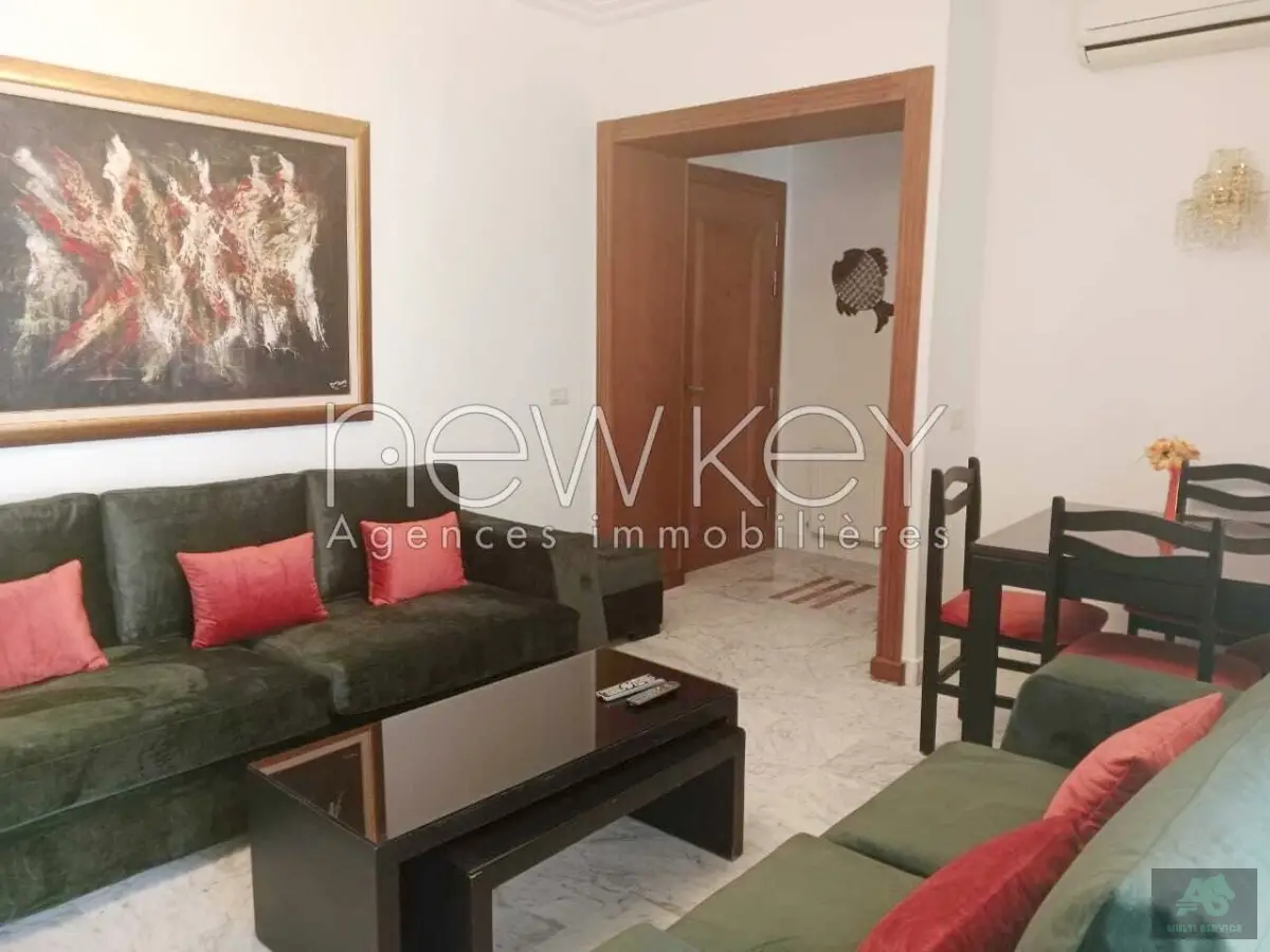 Un Appartement S+1 Meublé à Ain Zaghouan Nord