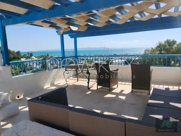 Un magnifique duplex S4 vue mer à sidi bousaid