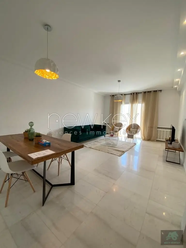 Un appartement s+3 meublé à Gammarth