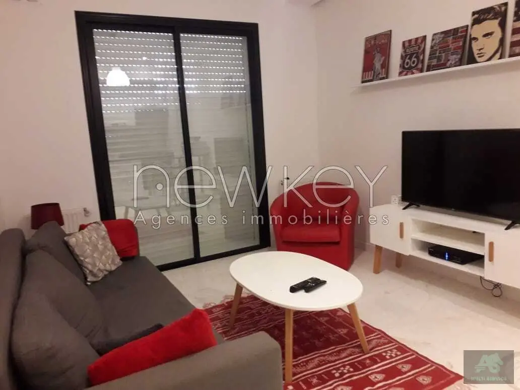 Apparemment S+1 meublé à la Marsa