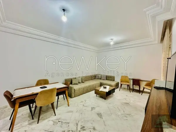 Un Appartement S+2 Meublé à louer à Ain Zaghouan Nord