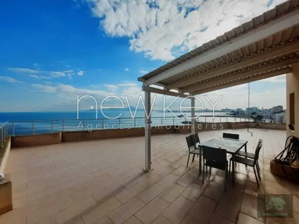 Magnifique S+3 meublé vue mer