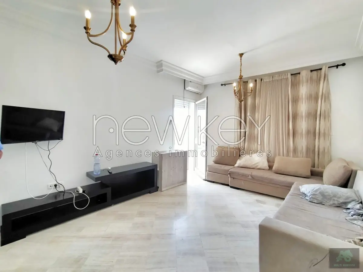 Appartement S2 semi meublé à louer aux Jardins de Carthage