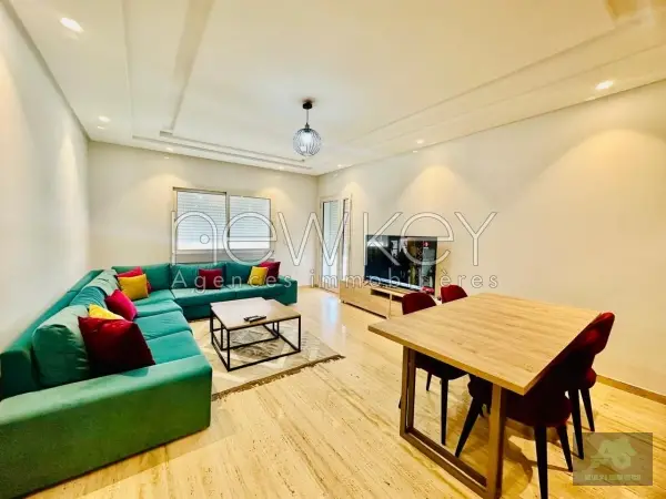 Un Appartement S+2 Meublé à Ain Zaghouan Nord