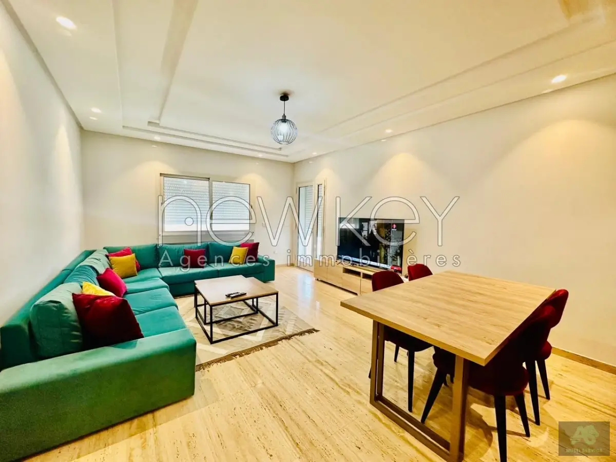 Un Appartement S+2 Meublé à Ain Zaghouan Nord