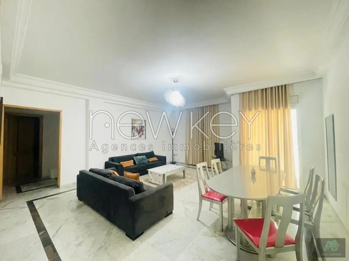 Appartement S+2 meublé à louer au lac 2
