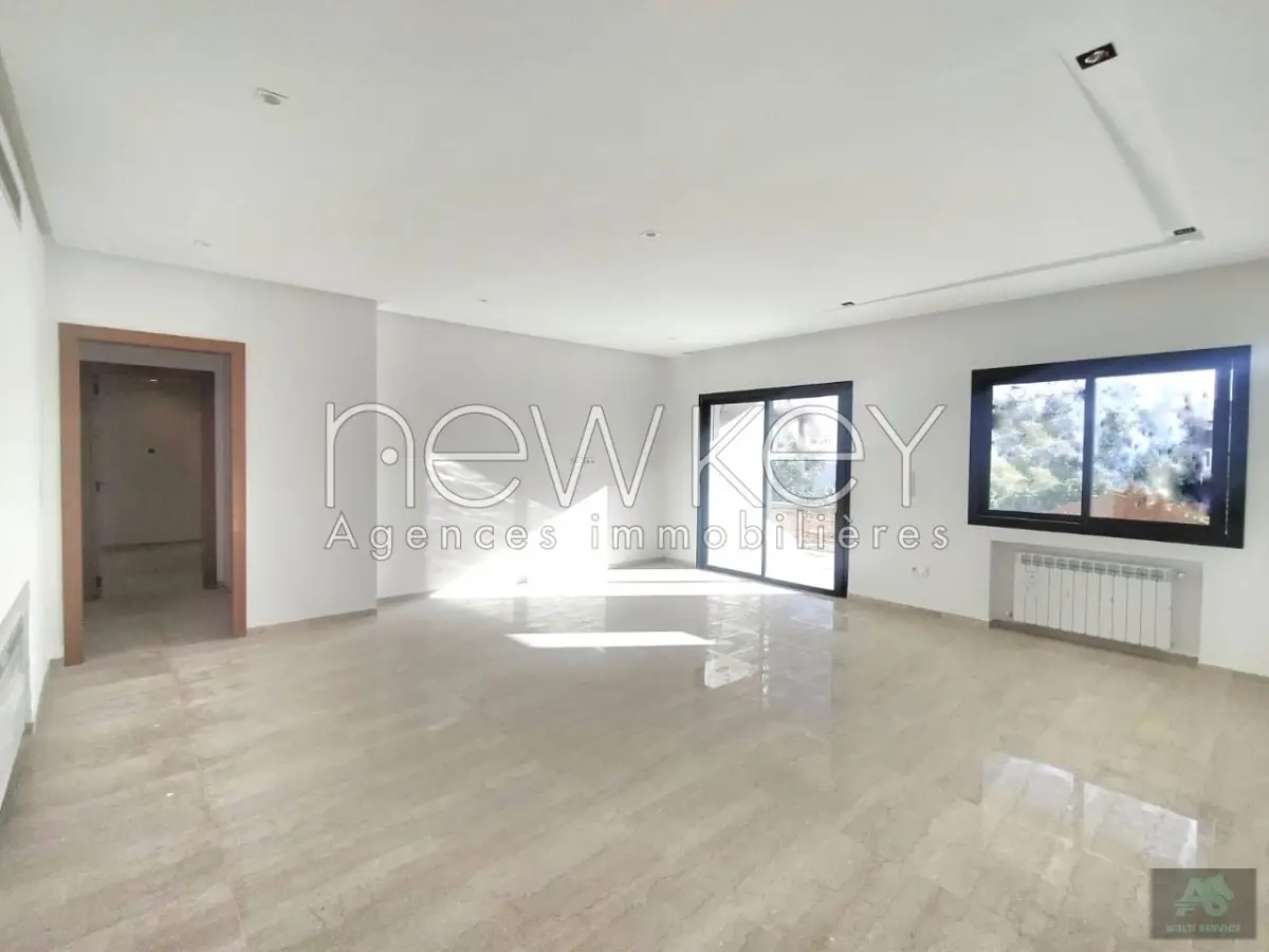 Appartement S3 direct promoteur avec jardin de 100 m² à vendre aux Jardins de Carthage