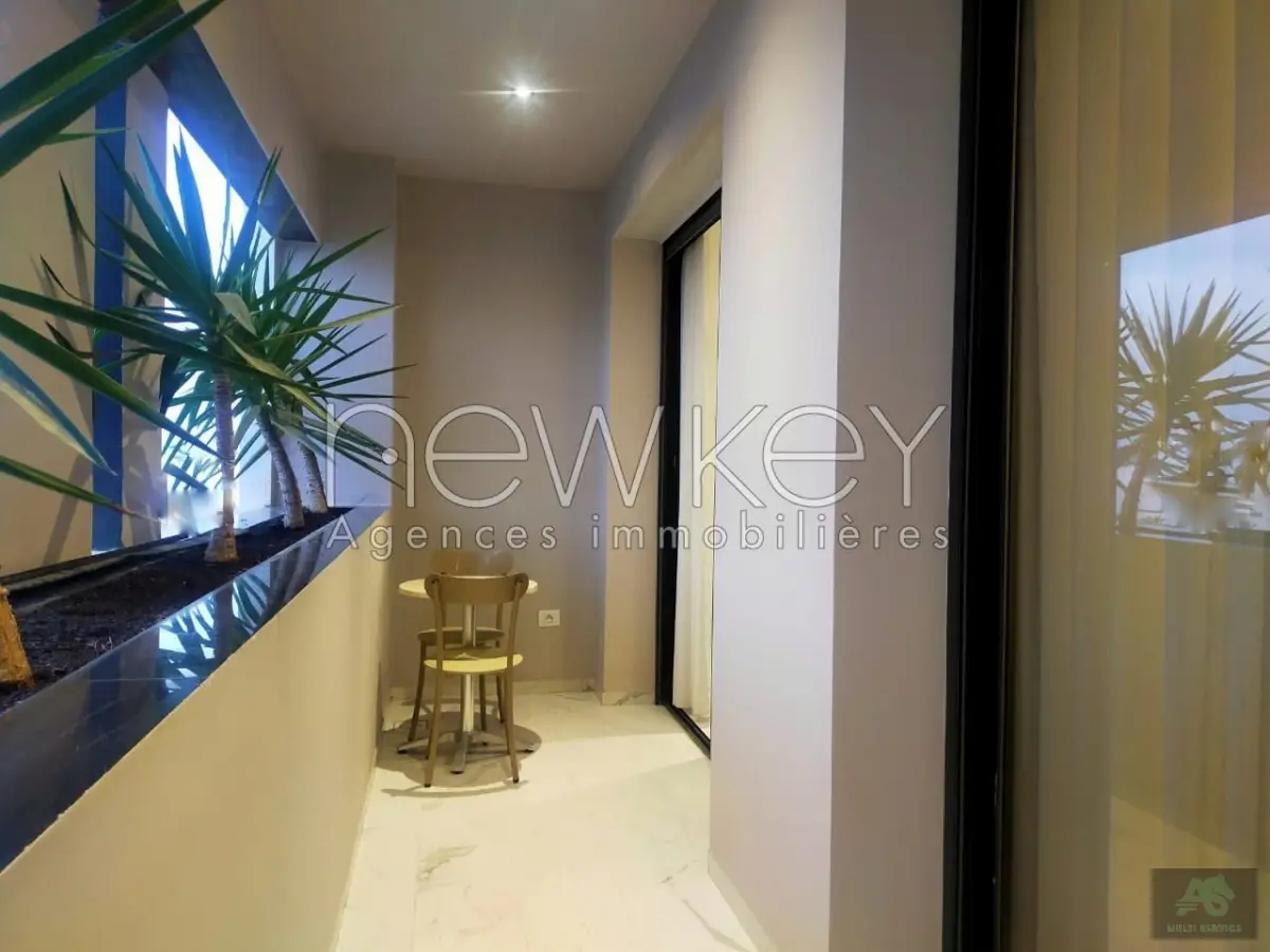 Luxueux Appartement S2 meublé à louer aux Jardins de Carthage